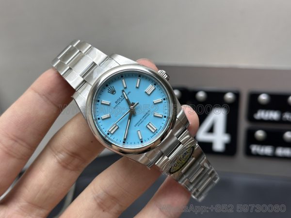 rolex tiffany super clone watch 3130 movement men 41mm clean factory mechanical waterproof 3