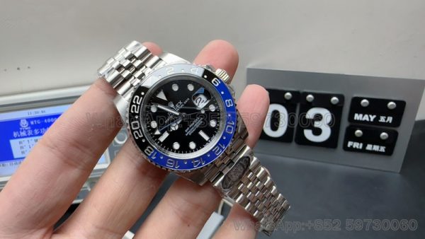 rolex gmt master ll super clone watch cleaning factory men's blue and black bezel 3