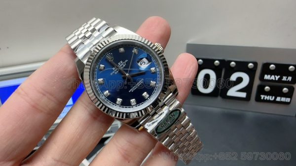 datejust blue super clone watch cleaning factory rolex 126334 for men 3