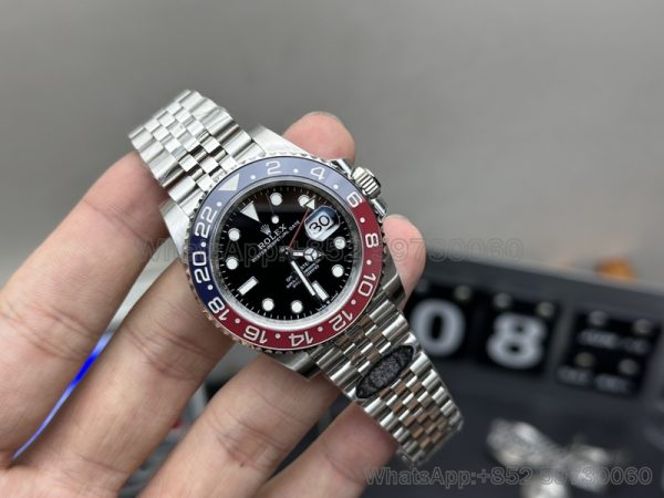 rolex pepsi circle gmt super clone watch clean factory v3 edition 126710 men's 3285 mechanical luminescent water resistant2