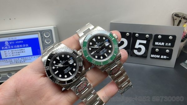 rolex submariner date 41mm super clone watch clean factory men's 126610 black green disc replica latest price and pictures at ZcClone 4