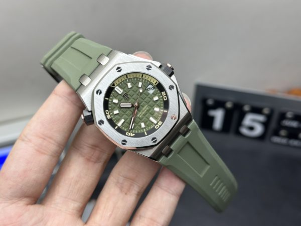 audemars piguet offshore super clone watch aps factory 15720 green 3