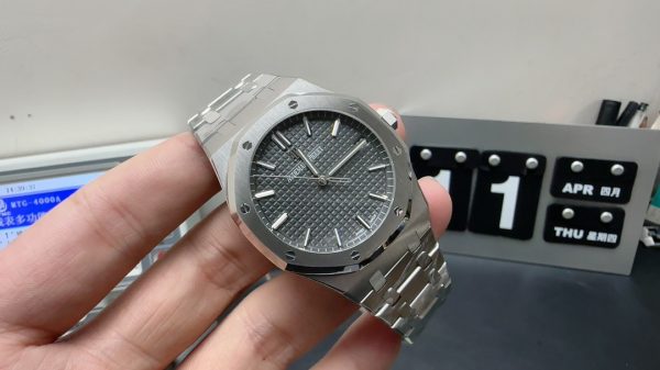 ap oak super clone watch aps factory 15500 grey disc v2 edition mechanical 3