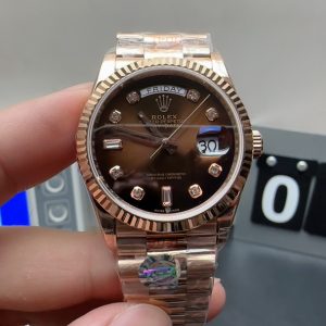 Day-date Super Clone Watch Rolex Men Rose Gold mechanical 36mm 6