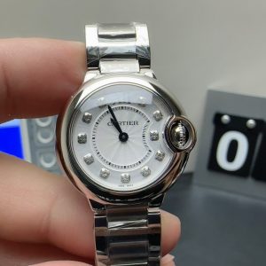 Ballon Bleu Super Clone Watch Cartier Women 316 Steel Quartz 28mm 6