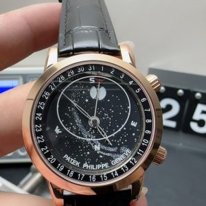 pp 6102 Super Clone Watch Patek Philippe Men mechanical 44mm 6