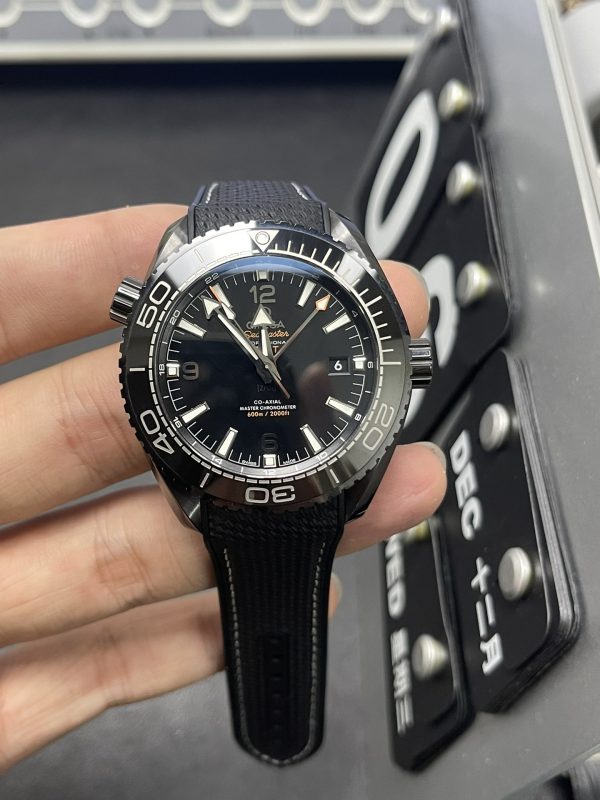 seamaster 600m planet ocean super clone watch vs factory omega deep sea black 1