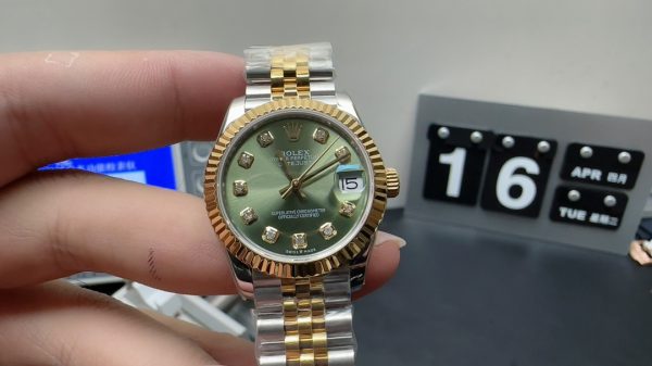 Datejust Super Clone Watch Rolex women 904 Steel 2236 mechanical 31mm 6