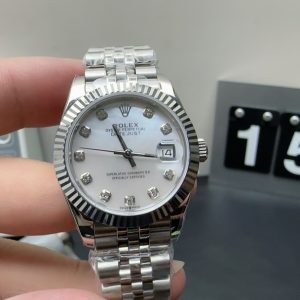 Datejust Super Clone Watch Rolex women 904 steel 3235 mechanical 36mm 6