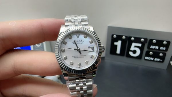 Datejust Super Clone Watch Rolex women 904 steel 3235 mechanical 36mm 6