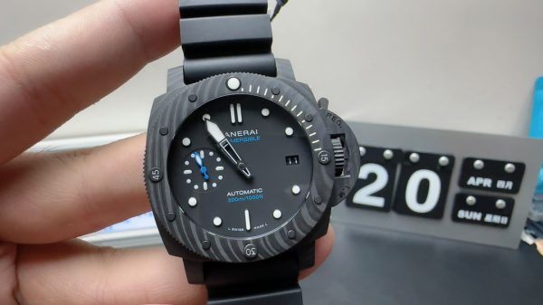 panerai pam2231 super clone watch vs factory men 42mm carbon fibre 1