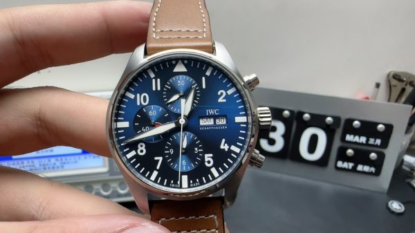 Pilots Super Clone Watch IWC Men 316 Steel 7750 mechanical 43mm 6