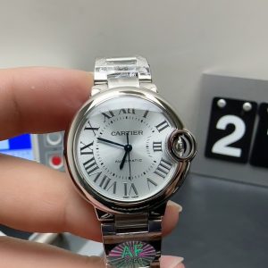 Ballon Bleu Super Clone Watch Cartier Women 076 Mechanical 33mm 6