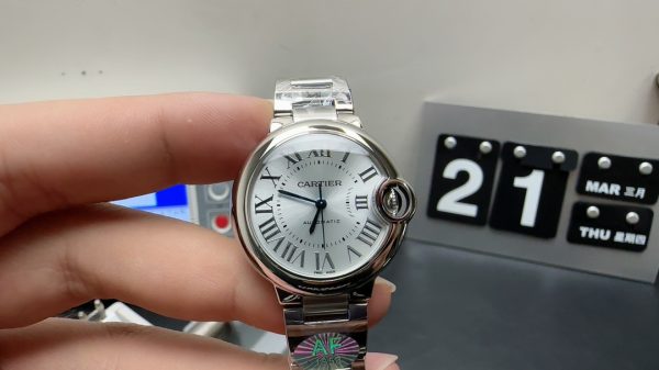 Ballon Bleu Super Clone Watch Cartier Women 076 Mechanical 33mm 6