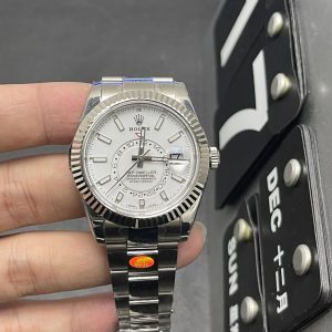 Sky-dweller Super Clone Watch Rolex Men 904 steel 9002 mechanical 42mm 6