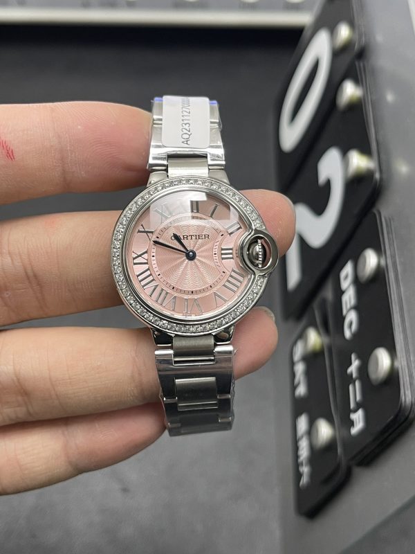 Ballon Bleu Super Clone Watch Cartier Women Quartz 33mm 6