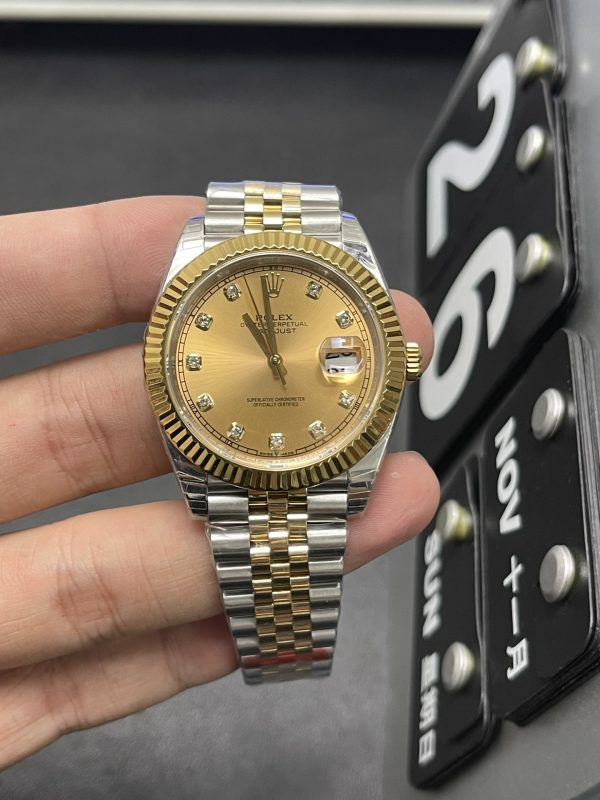 Datejust Super Clone Watch Rolex Men 904 Steel 3235 Mechanical 41mm 6