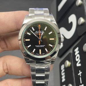 Rolex Super Clone Watch Milgauss Men 904 Steel 2824 Mechanical 40mm 6