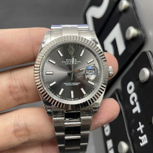 Datejust Super Clone Watch Rolex Men 904 Steel 2824 Mechanical 41mm 6