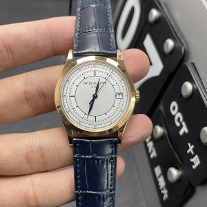 pp 5296 Super Clone Watch Patek Philippe Calatrava Men 324 Mechanical 38mm 6