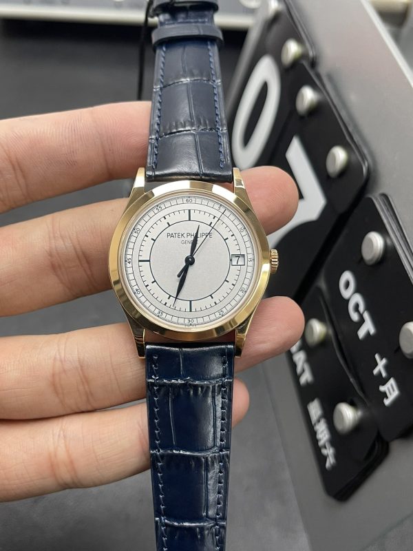 pp 5296 Super Clone Watch Patek Philippe Calatrava Men 324 Mechanical 38mm 6