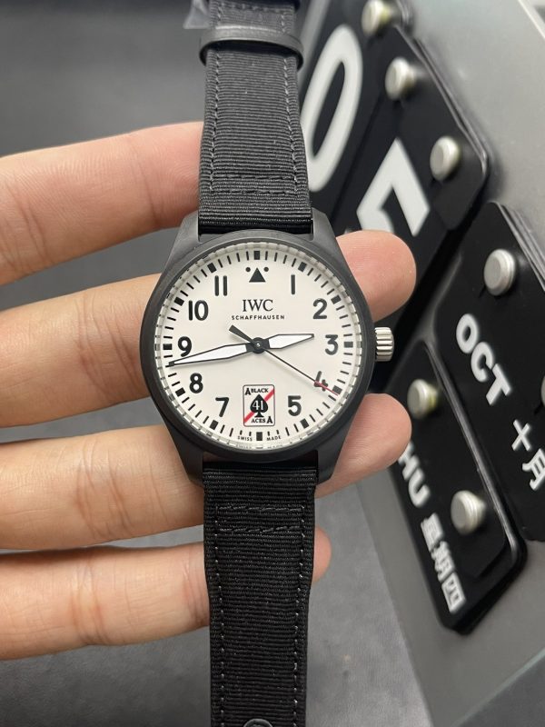 Pilots Super Clone Watch IWC Men Ceramic 9039 Mechanical 41mm 6