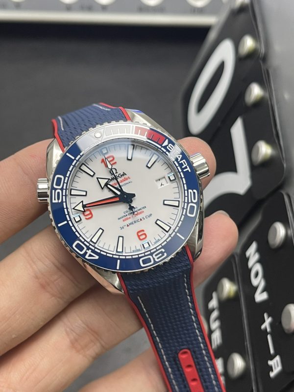 omega seamaster valge super kloon kella vs tehase america's cup 43.5mm 2