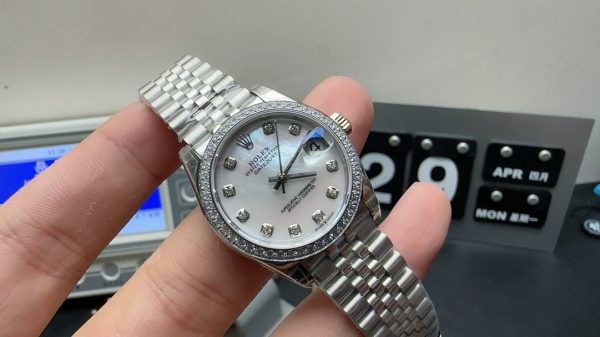 Lady-datejust Super Clone Watch Rolex women 2836 mechanical 31mm 5