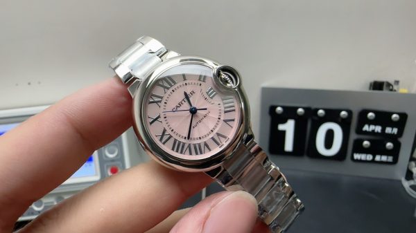 Ballon Bleu Super Clone Watch Cartier Women 076 Mechanical 33mm 5