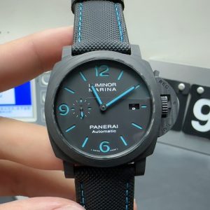 panerai pam1661 super clone watch vs factory men's automatic mechanical carbon fibre 44mm 1