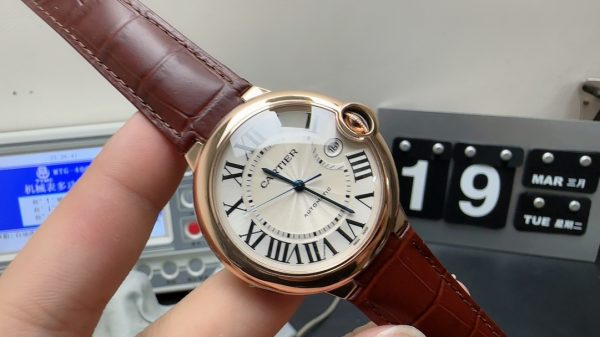 Ballon Bleu Super Clone Watch Cartier Men 2824 Mechanical 42mm 5