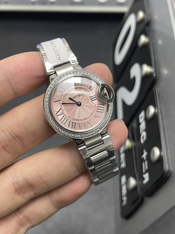 Ballon Bleu Super Clone Watch Cartier Women Quartz 33mm 5