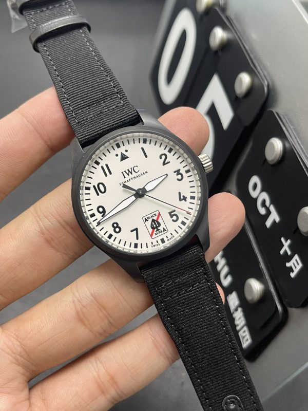 Pilots Super Clone Watch IWC Men Ceramic 9039 Mechanical 41mm 5