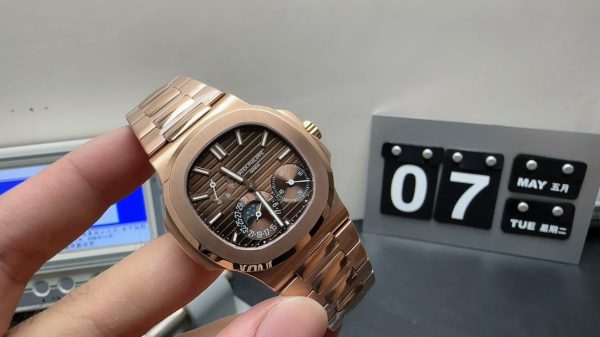 pp 5712 Super Clone Watch Patek Philippe NAUTILUS for Men Rose Gold Mechanical 40mm 5