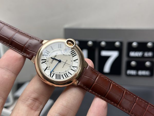 Ballon Bleu Super Clone Watch Cartier Men 2824 Mechanical 42mm 5