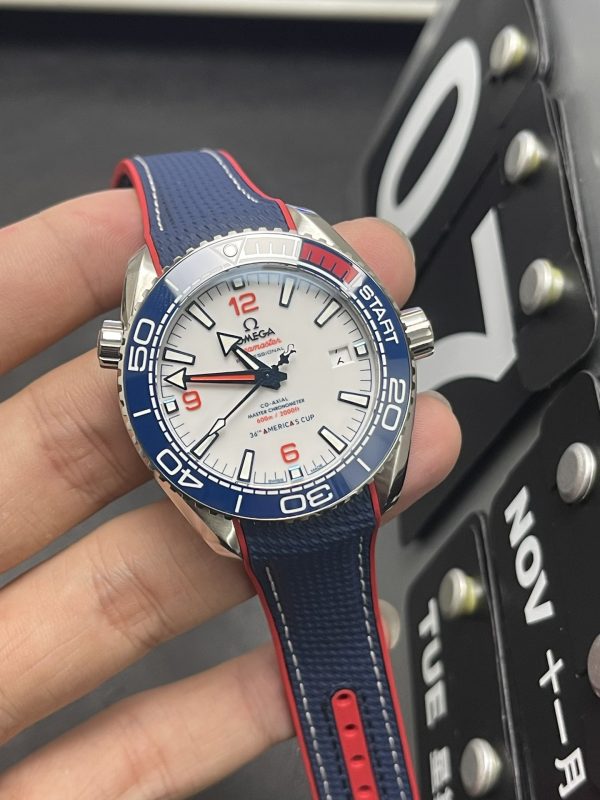 omega seamaster valge super kloon kella vs tehase america's cup 43.5mm 3