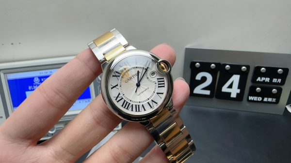 Ballon Bleu Super Clone Watch Cartier Men 2824 Mechanical 42mm