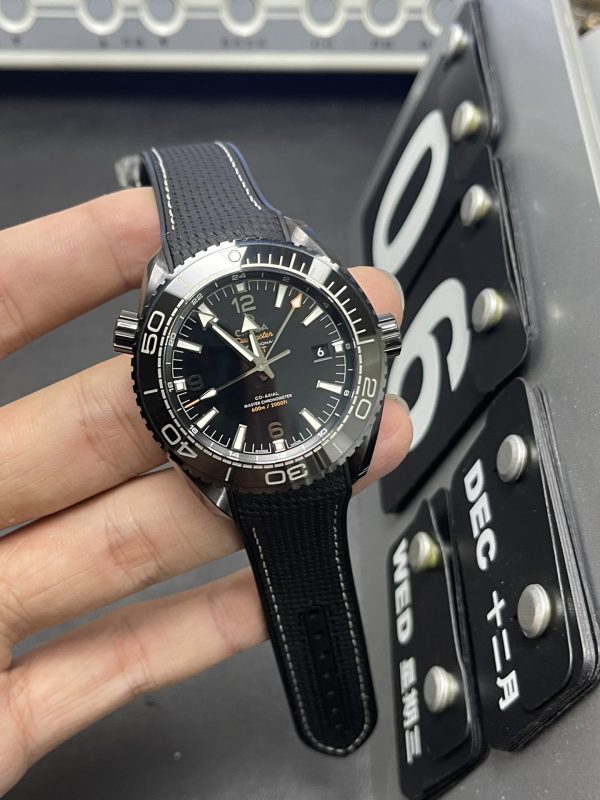 seamaster 600m planet ocean super clone watch vs factory omega deep sea black 3