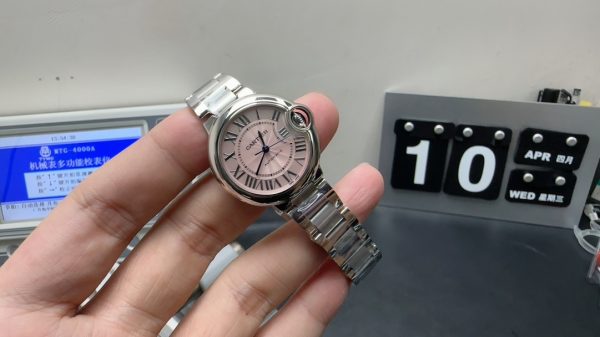 Ballon Bleu Super Clone Watch Cartier Women 076 Mechanical 33mm