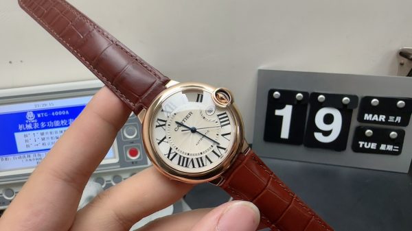 Ballon Bleu Super Clone Watch Cartier Men 2824 Mechanical 42mm