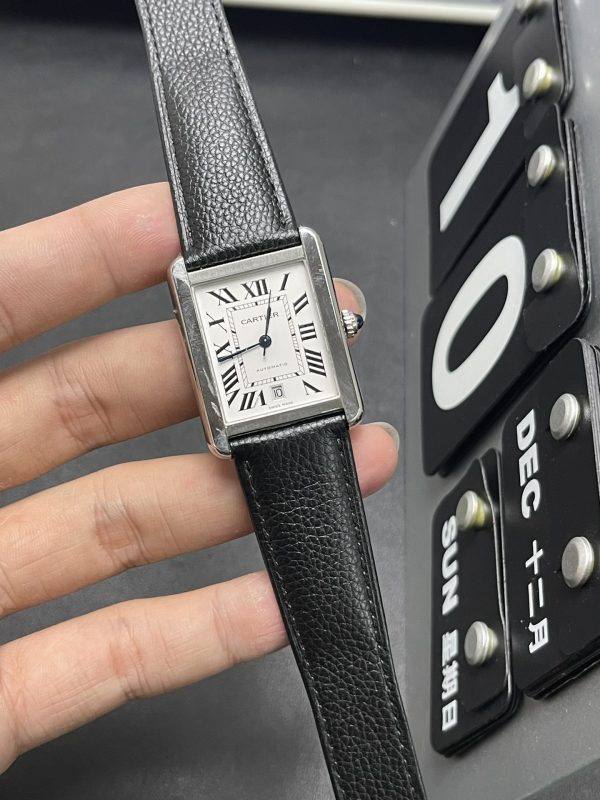 Tank Super Clone Watch Cartier men Quartz 41mm