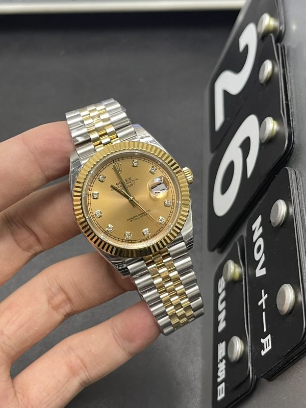 Datejust Super Clone Watch Rolex Men 904 Steel 3235 Mechanical 41mm