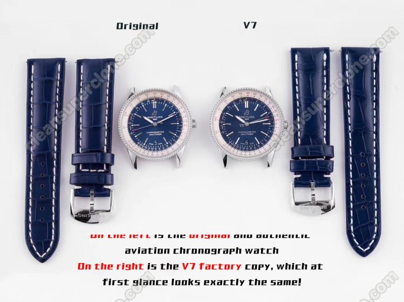 Navitimer replica watch and the original What is the difference V7 Factory Breitling A173262 Mechanical Men
