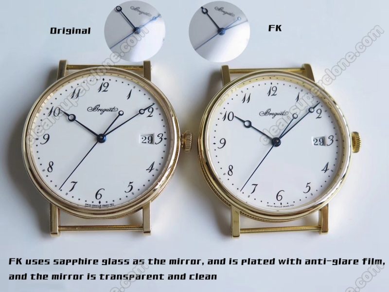 5177BA 1:1 replica watch and the genuine what is the difference FK Factory Breguet Classique Mechanical Men
