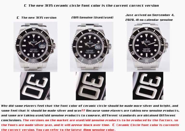 116610 1:1 replica watch and the genuine what is the difference Clean Factory Rolex black Submariner Mechanical Men