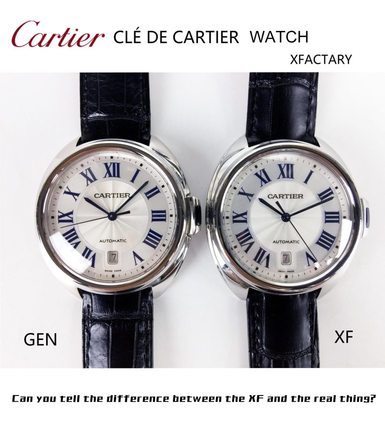 Clé De Cartier replica watch and the original What is the difference XF Factory Cartier WSCL0018 Mechanical Men