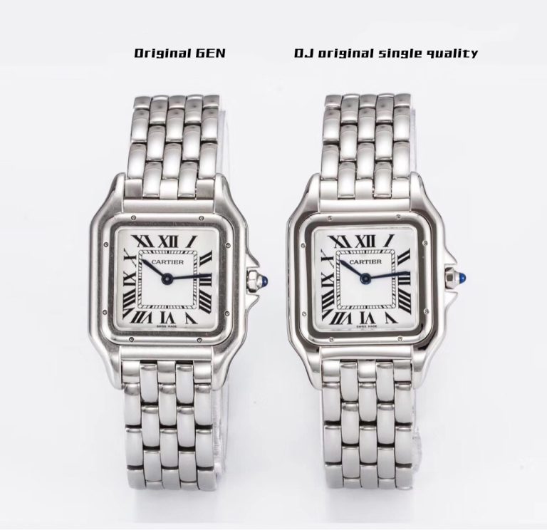 WSPN0006 1:1 replica watch and the genuine what is the difference DJ Factory Cartier panthère Quartz Women