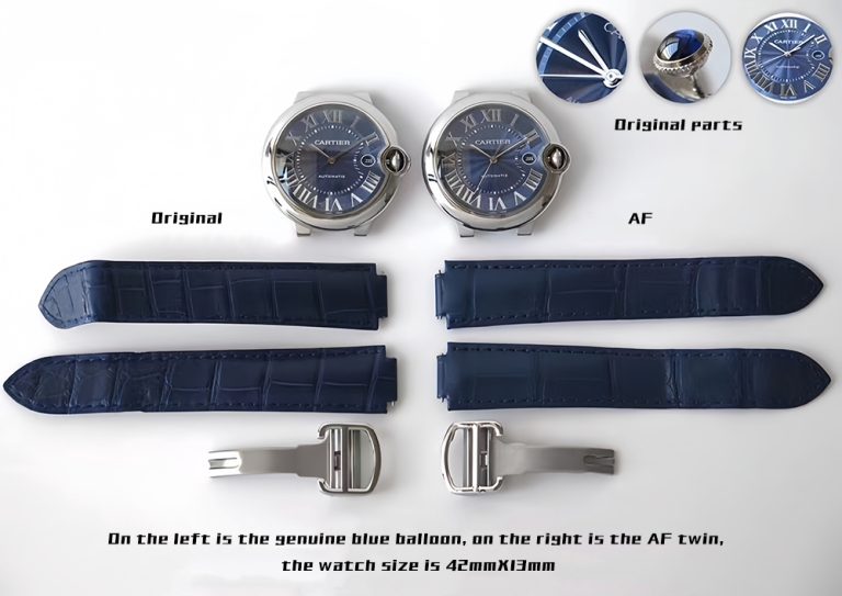 Ballon Bleu replica watch and the original What is the difference AF Factory blue Cartier WSBB0025 Mechanical Men