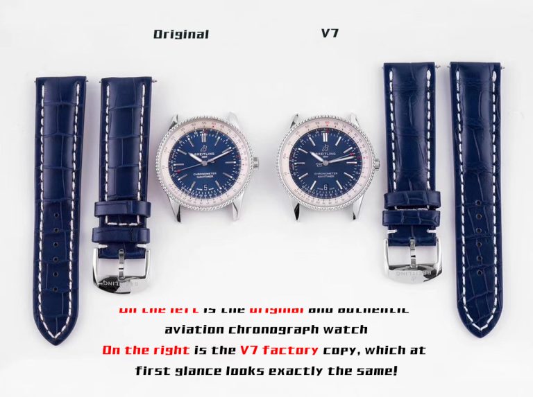 Navitimer replica watch and the original What is the difference V7 Factory Breitling A173262 Mechanical Men