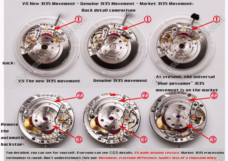 116610 1:1 replica watch and the genuine what is the difference VS Factory Rolex black Submariner Mechanical Men
12